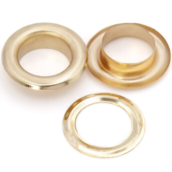 Люверсы заклепка+шайба 20 мм Ø 12 мм 20 шт. Золото