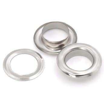 Люверсы заклепка+шайба 20 мм Ø 12 мм 20 шт. Платина