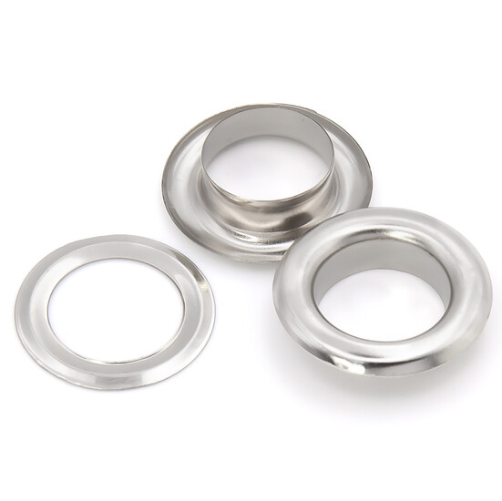 Люверсы заклепка+шайба 20 мм Ø 12 мм 20 шт. Платина