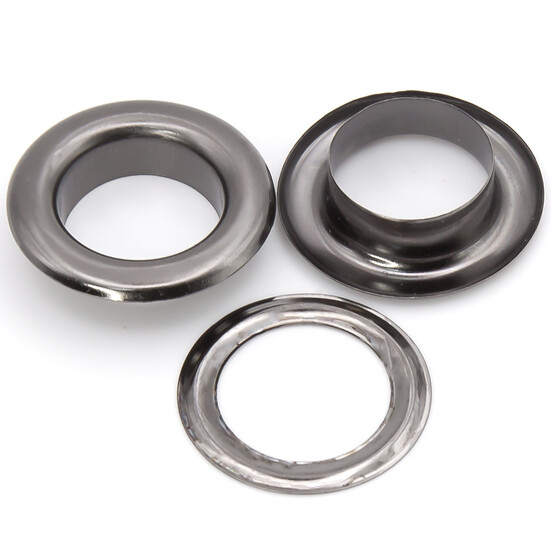 Люверсы заклепка+шайба 20 мм Ø 12 мм 20 шт. Черный Никель