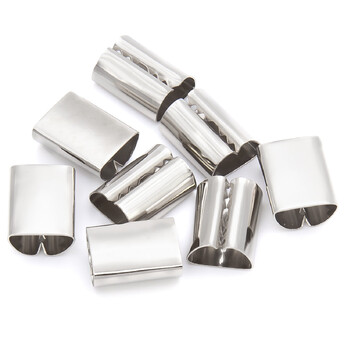 Наконечник зажим 9х12 мм 20 шт. Платина