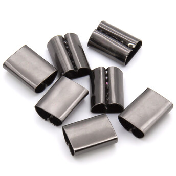 Наконечник зажим 9х12 мм 20 шт. Черный Никель