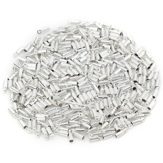 Колпачок-окончание 30 шт. 2,5х8 мм Ø 1,5 мм Серебро