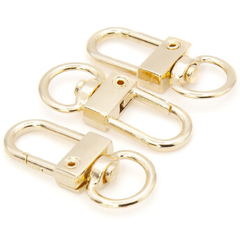 Карабин Омар 33х12 мм Ø 10 мм 1 шт. Золотистый