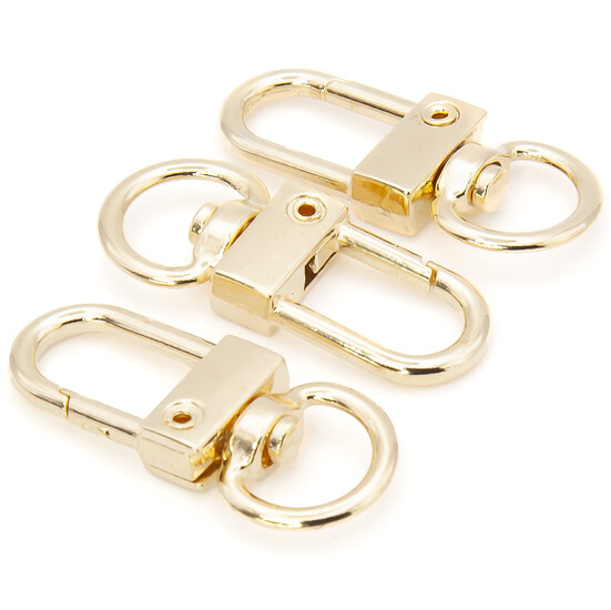 Карабин Омар 33х12 мм Ø 10 мм 1 шт. Золотистый