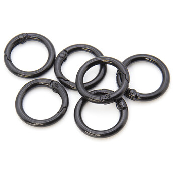 Карабин кольцо 24х3,5 мм 1 шт. Черный