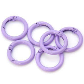Карабин кольцо 24х4 мм 1 шт. Фиолетовый