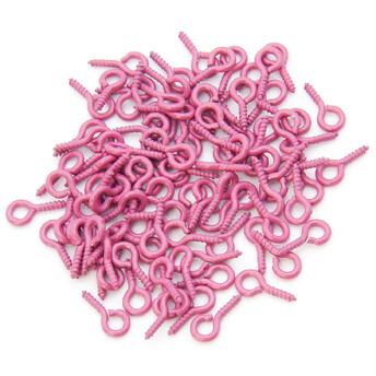 Штифт винтовой +-100 шт. 5х11 мм Розовый