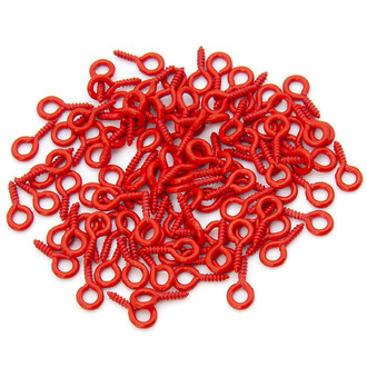 Штифт винтовой +-100 шт. 5х11 мм Красный