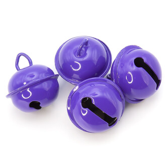 Бубенчик подвеска, 5шт., размер 22мм, цвет Фиолетовый