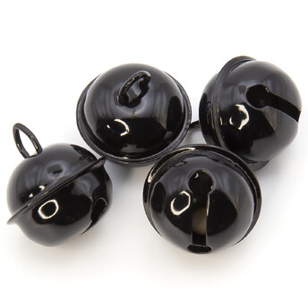 Бубенчик подвеска, 5шт., размер 22мм, цвет Черный