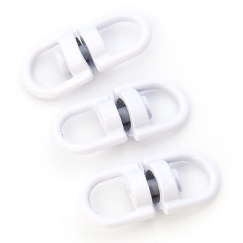 Вертлюг петля/петля 10 шт. 20х9 мм Белый