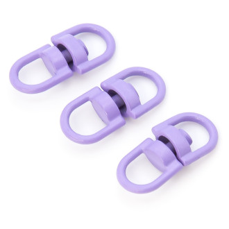 Вертлюг петля/петля 10 шт. 20х9 мм Фиолетовый