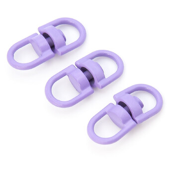 Вертлюг петля/петля 10 шт. 20х9 мм Фиолетовый