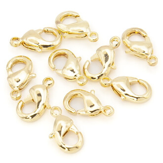 Карабин медный (Cu 75,37%) 14 мм Золото 1 шт.