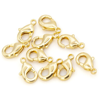 Карабин медный (Cu 75,37%) 10 мм Золото 1 шт.