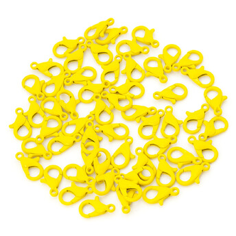 Карабин в упаковке +-20 шт. 12 мм Желтый