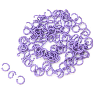Соединительное кольцо одинарное +-100 шт. 8х1,2 мм Фиолетовый