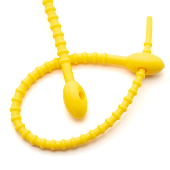 Стяжка силиконовая Головастик 20 см Желтый