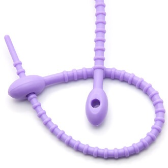 Стяжка силиконовая Головастик 20 см Фиолетовый