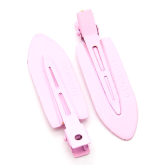 Заколка для волос металл 1 шт. 69х20 мм Розовый