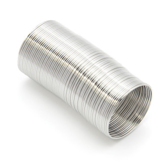 Проволочное кольцо с эффектом памяти основа для колец 20х0,6 мм Платина +-140 витков