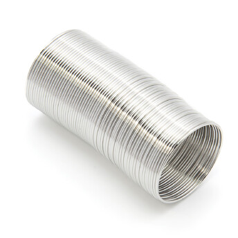 Проволочное кольцо с эффектом памяти основа для колец 20х0,6 мм Платина +-140 витков