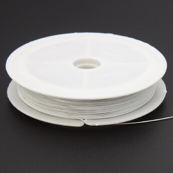 Ювелирный тросик 0,45 мм ±25 м Белый