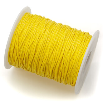 Шнур вощеный 1 мм +-90 м Желтый