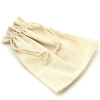 Подарочный мешочек из мешковины 10х13 см (+-5 мм) 1 шт. Бежевый