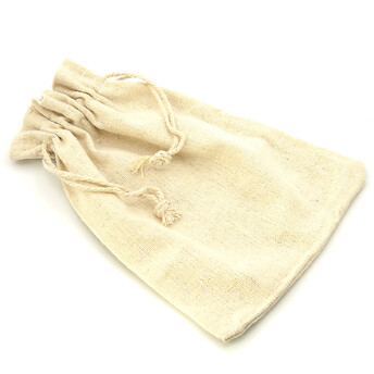 Подарочный мешочек из мешковины Люкс 13х18 см (+-5 мм) 1 шт. Бежевый