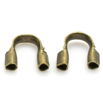 Протектор для шнура лески +-50 шт. 4,5х4 мм отв. 0,8 мм Бронзовый