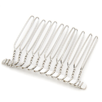 Основа для гребешка 12 зубчиков 50х37 мм Платина 1 шт.