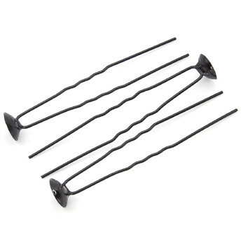 Шпилька с основой для декора 5 шт. 66 мм платформа 10 мм Черный