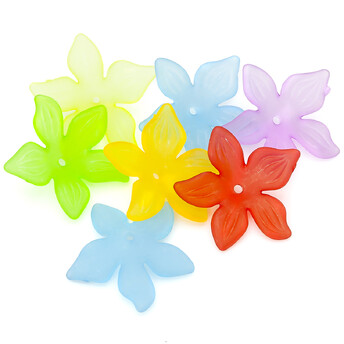 Пластиковые бусины ок 27 мм +-25шт Ассорти