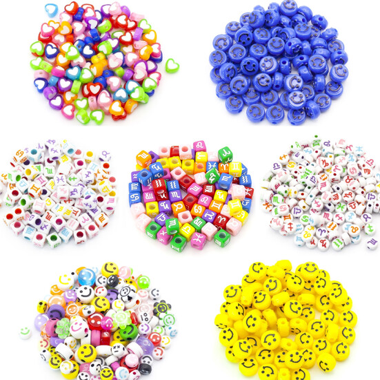 Набор для изготовления украшений №1 17х10х2 см 15 отделений ±140 г (±800 шт.)