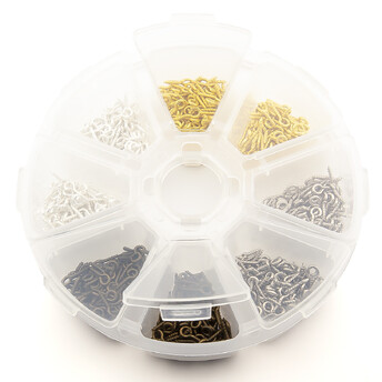 Набор штифтов винтовых держателей № 16 8х3 мм 4 цвета ±800 шт.