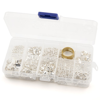 Набор для изготовления украшений № 10 128х69х22 мм ±587 шт.