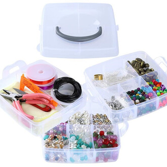 Набор для изготовления украшений №12 130х160х150 мм ±1900 шт.