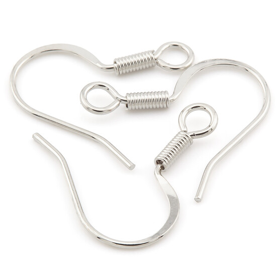 Швензы "ккк" 17х17 мм 10 пар Платина