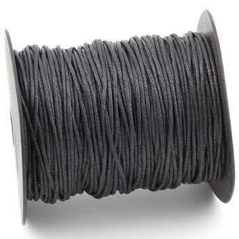 Шнур вощеный 1,5 мм +-90 м Черный
