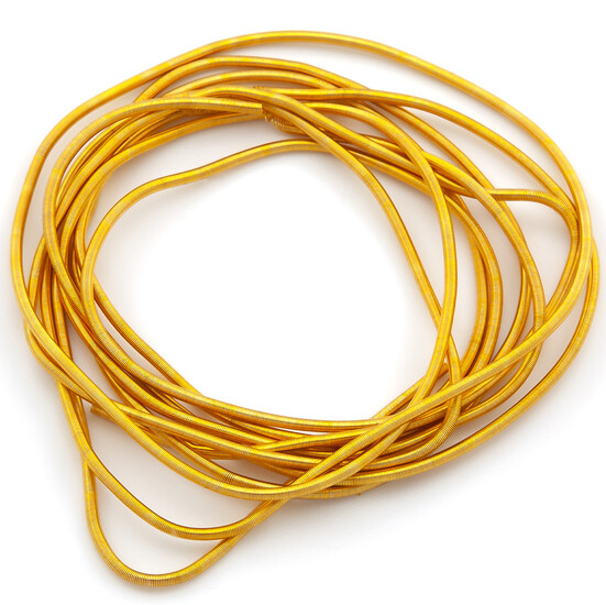 Канитель мягкая 1 мм 5 г Золото яркое