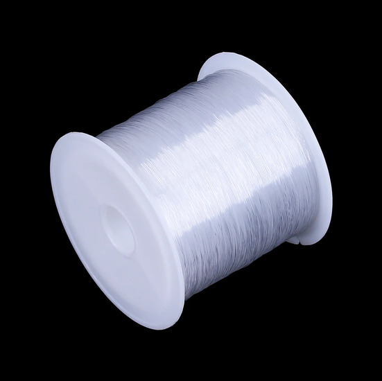 Мононить для рукоделия 0,20 мм катушка +-130 м Прозрачный 1 шт.