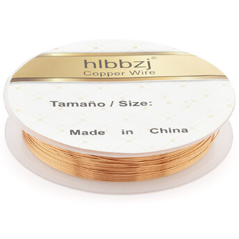 Медная проволока для рукоделия 0,2 мм катушка 18 м Медный 1 шт.