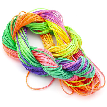 Шнур нейлоновый Шамбала 1 мм Радужный +-24 м