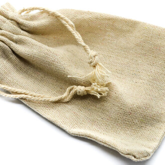 Подарочный мешочек из мешковины 7х9 см (+-5 мм) 1 шт. Бежевый
