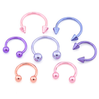 Набор подарочный Пирсинга Циркуляр, всего 7шт., цвет в ассортименте