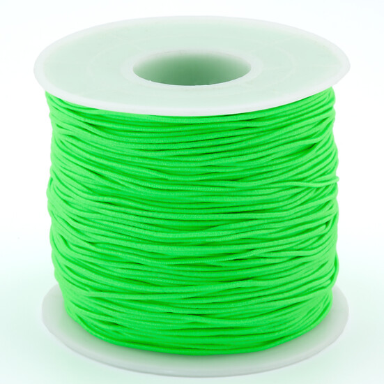 Шнур резинка 1 мм Салатовый 1 м