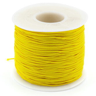 Шнур резинка 1 мм Желтый 1 м