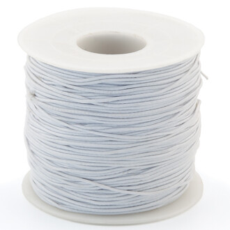 Шнур резинка 1 мм Белый 1 м